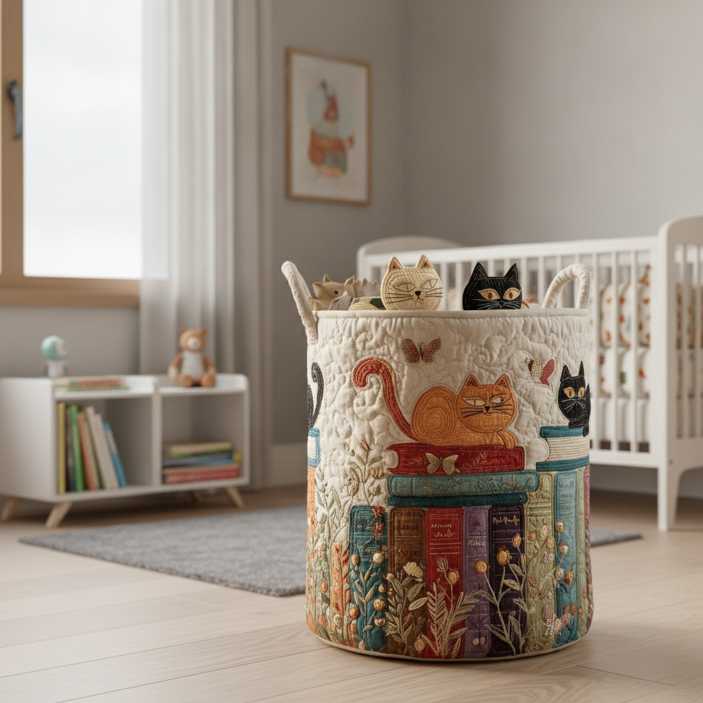 Cat Parade Laundry Basket