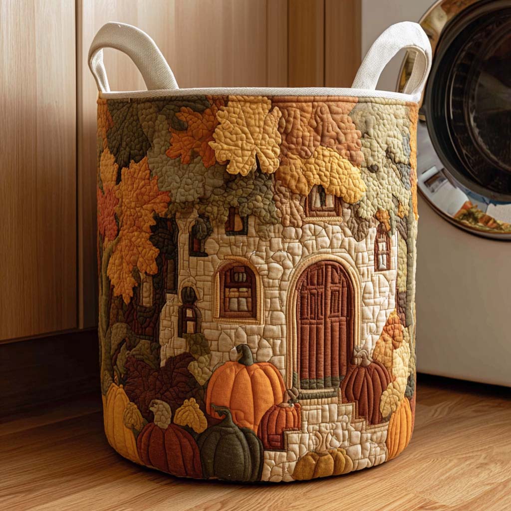Autumn Leaves Dance Laundry Basket