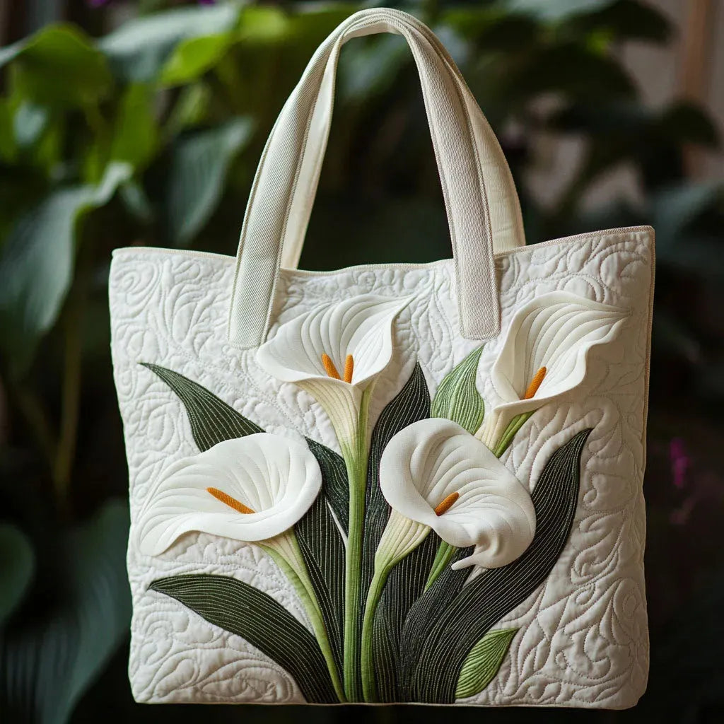 Handmade Bag | White Lilies