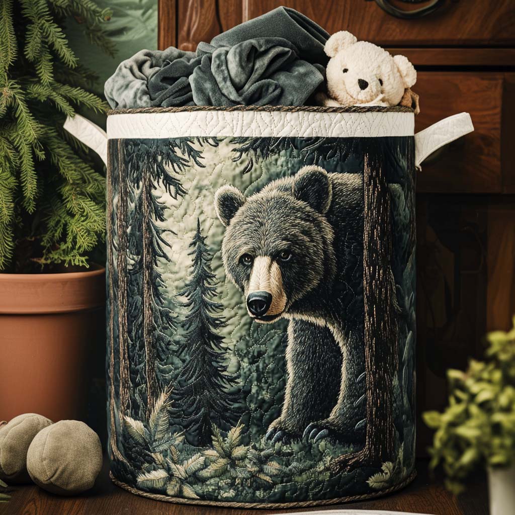 Bear Paw Path Laundry Basket