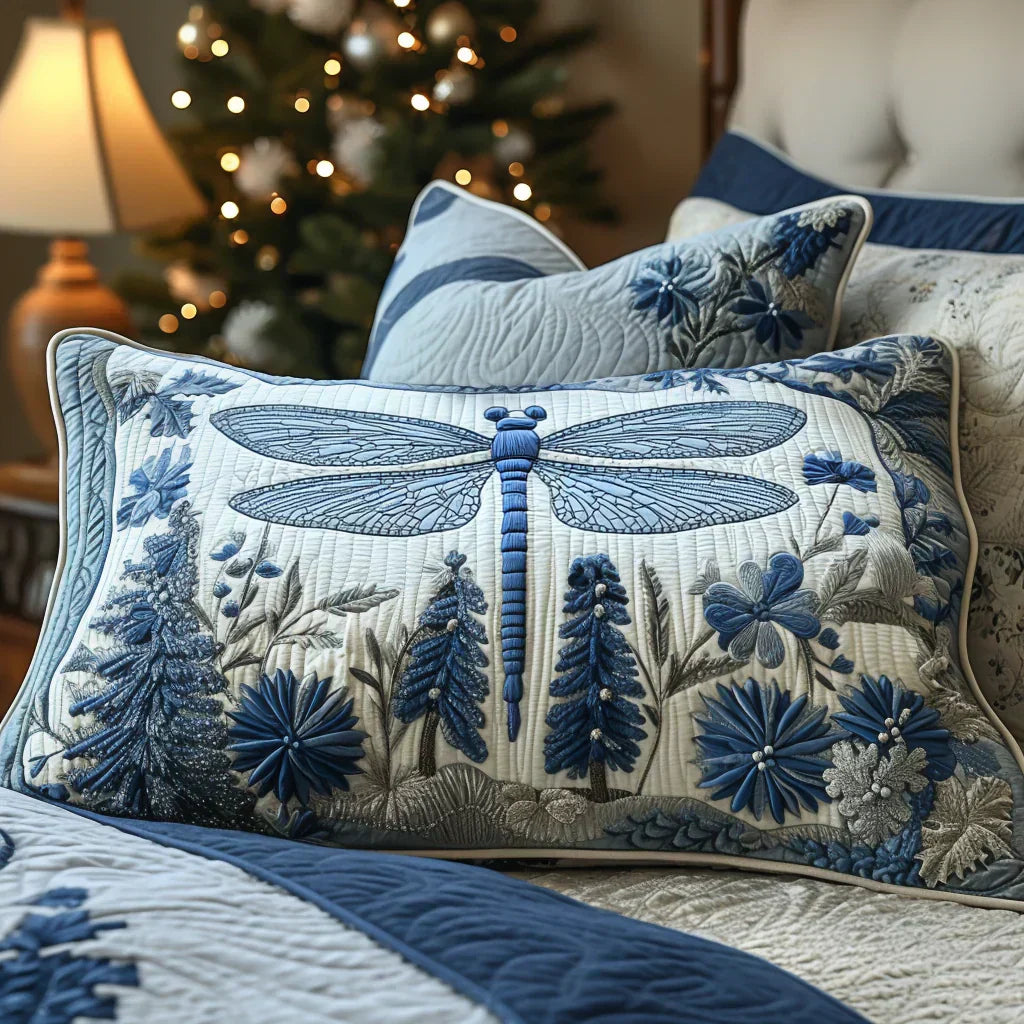 Quilted Pillowcase - Wings in the Wind