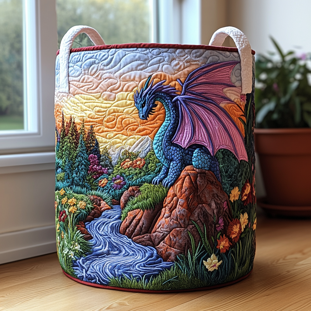 Mystic Dragon Laundry Basket