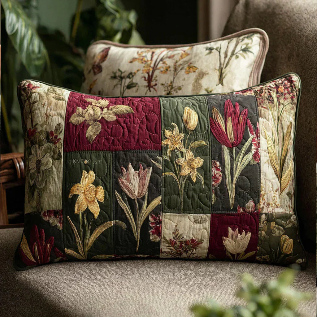 Quilted Pillowcase - Dreams of Wildflowers