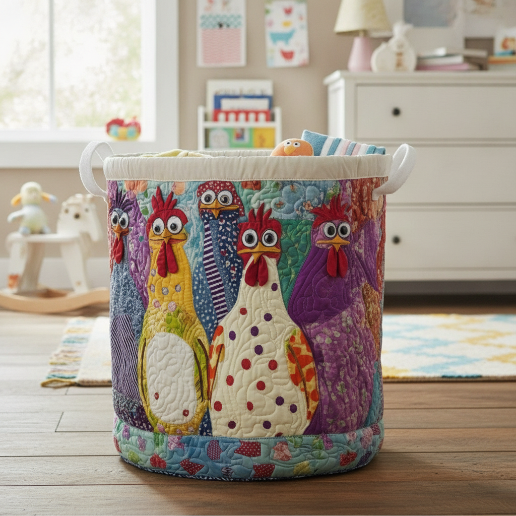 Cluck Couture Laundry Basket
