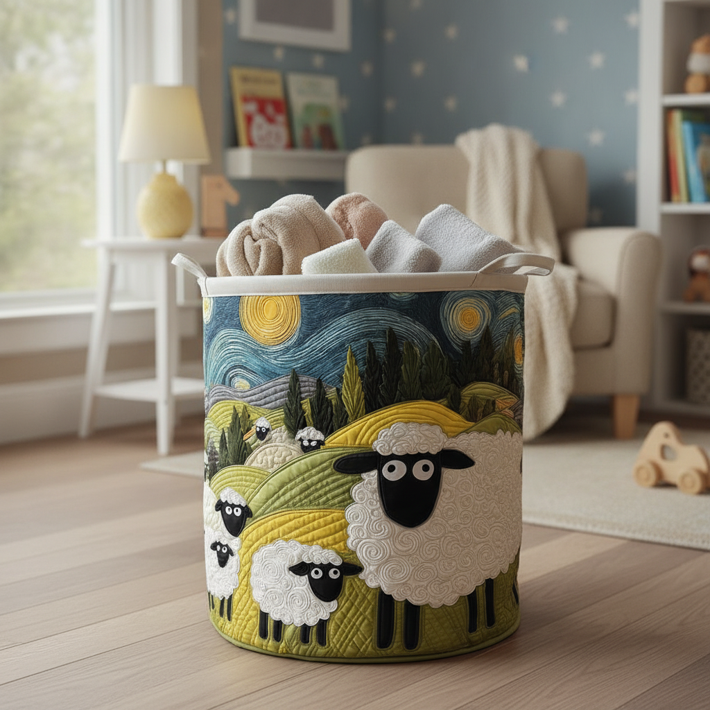 Lamb Meadow Laundry Basket