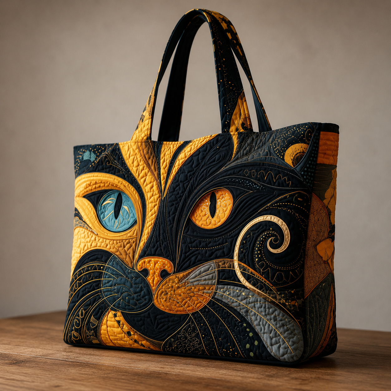 Handmade Bag | Mysterious Cat