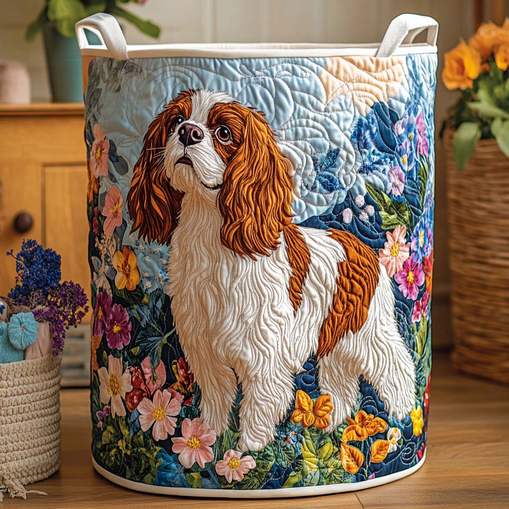 Floral Field Stroll Laundry Basket