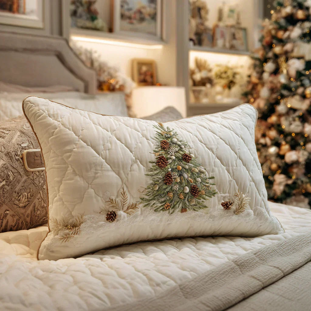Quilted Pillowcase - Winter Retreat