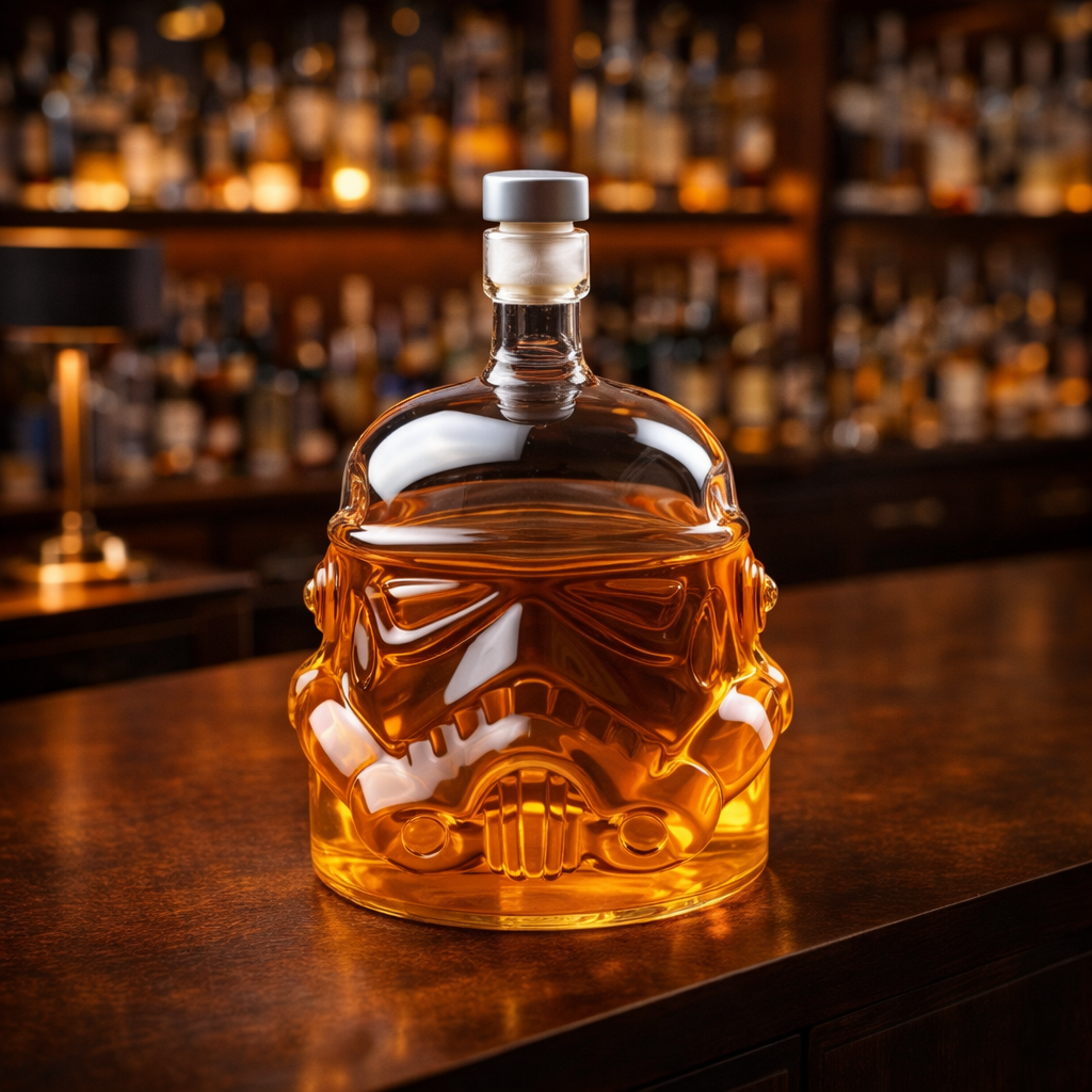 Whiskey Decanter - Edition: Set with Bottles and Glasses