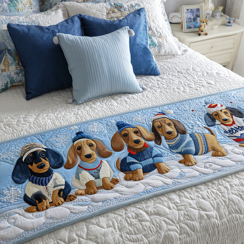 Small Quilted Bedspread for Dachshund