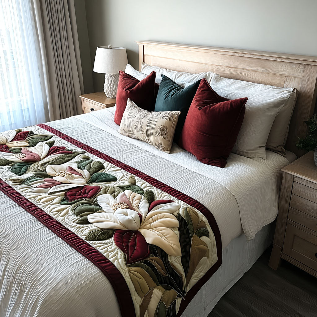 Quilted Bed Cover Magnolia Horizon