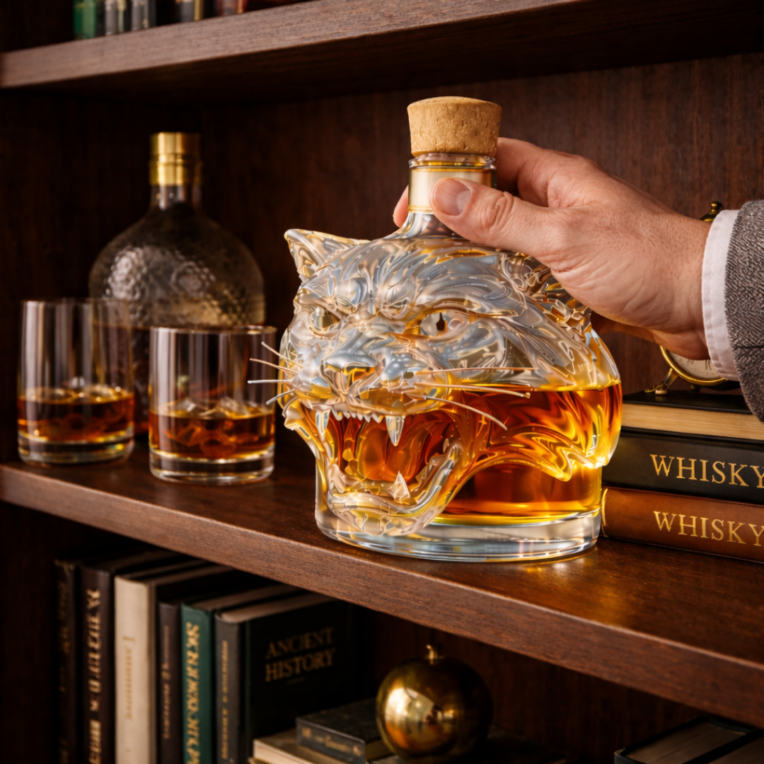 Whiskey Decanter - Tiger Edition