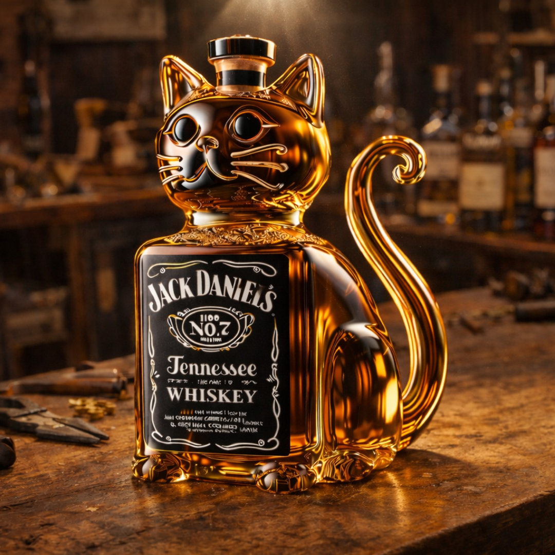 Whiskey Decanter - Cat Edition