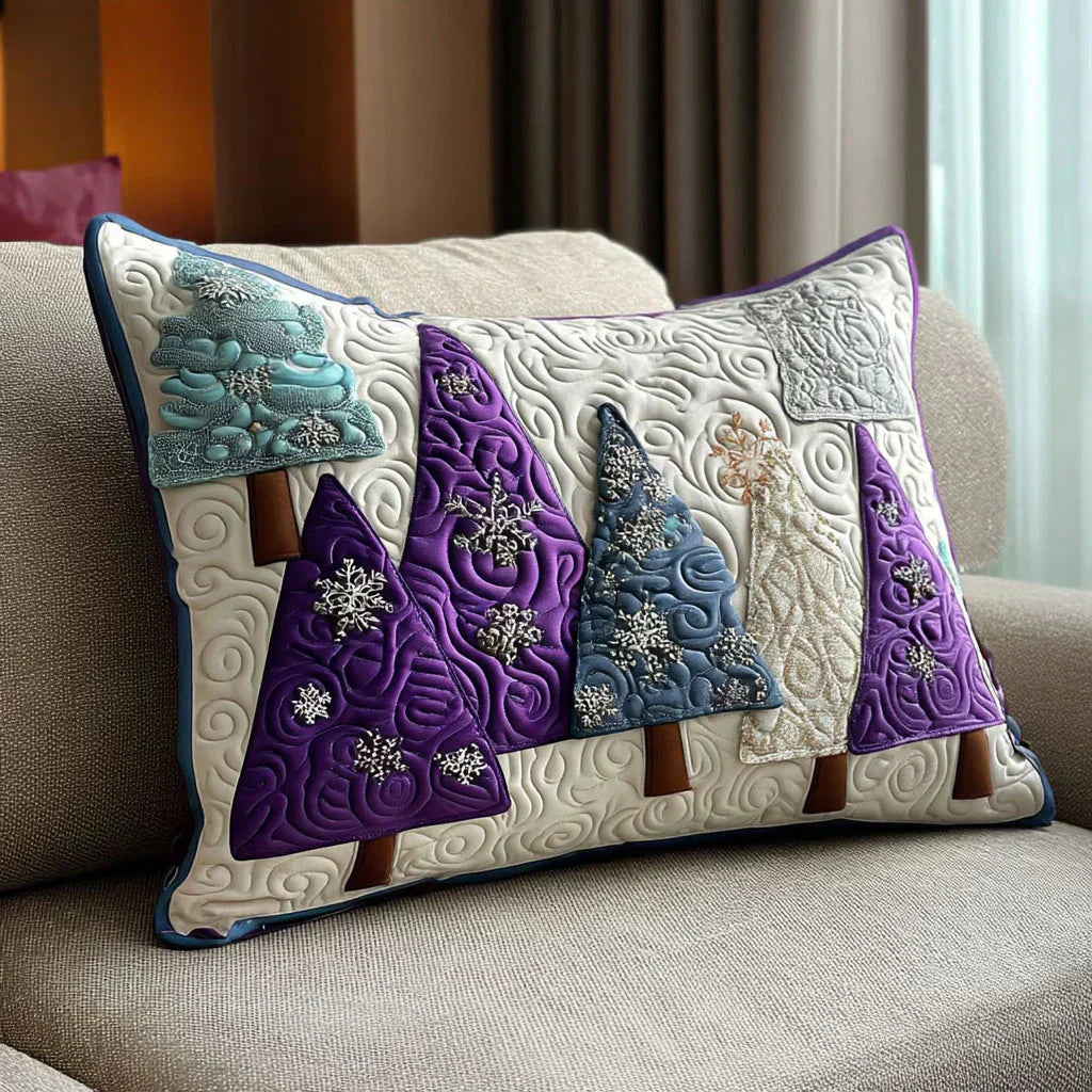 Quilted Pillowcase - Winter Amethyst