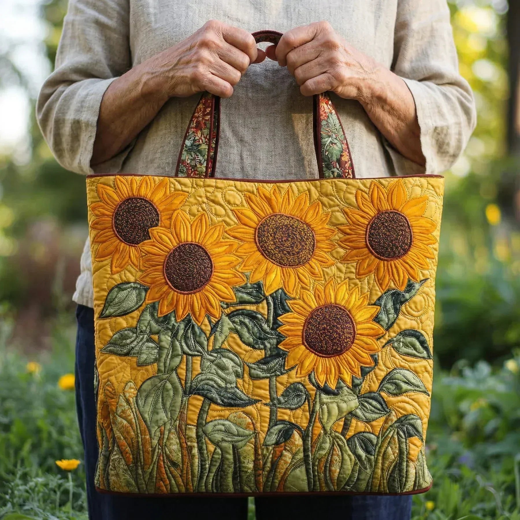 Handmade Bag | Classic Sunflowers